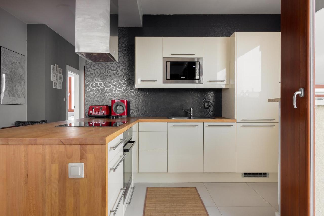 Hlonda Deluxe Apartment With Terrace Varsó Kültér fotó